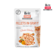 Brit Care Pouch Fillets in Gravy Choice Chicken 85g
